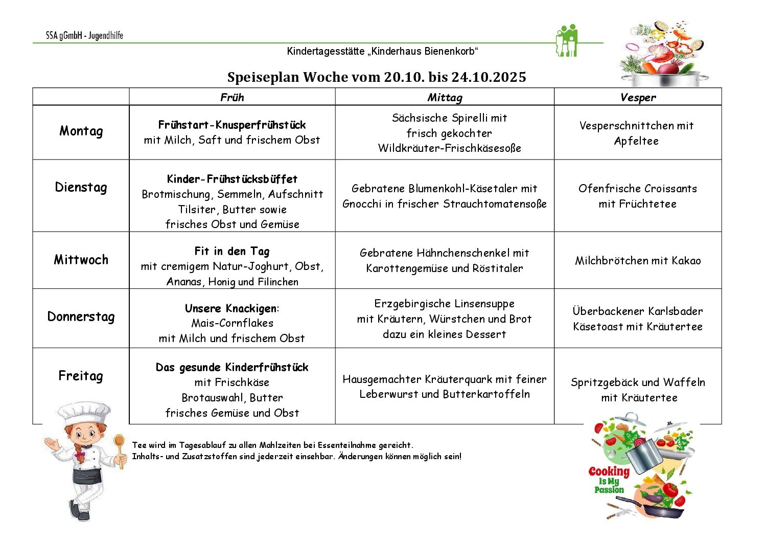 Speiseplan K43